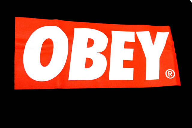 OBEY オベイ ブランドロゴ タンクトップ ホワイト M